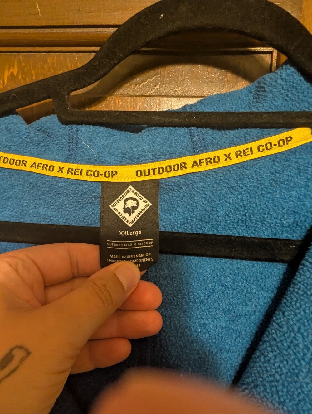 REI Coop Afro Outdoor XXL Hooded Sweater - Picture 3 of 3